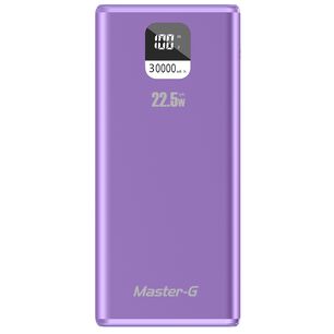 Bater&iacute;a Externa Power Bank 30000 Mah 22.5w Ucp30mpd Morada